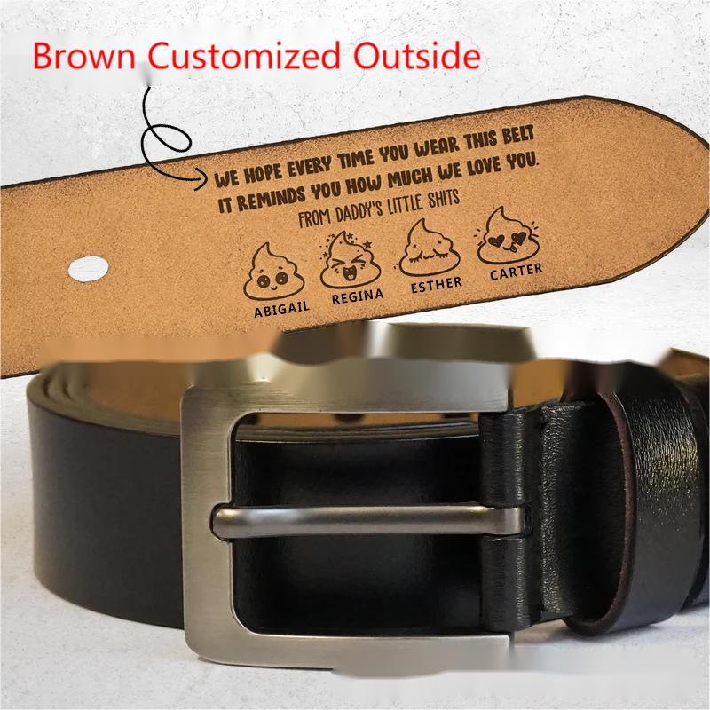 Father's Day Vintage Men's Pin Buckle Belt