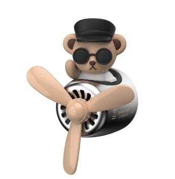 Aviator Bear Car Aromatherapy Ornament