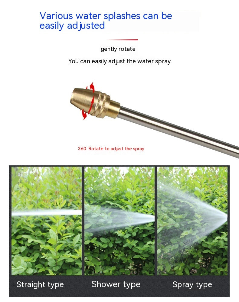 Aluminum Copper-plated Nipple High Pressure Water Gun Bar