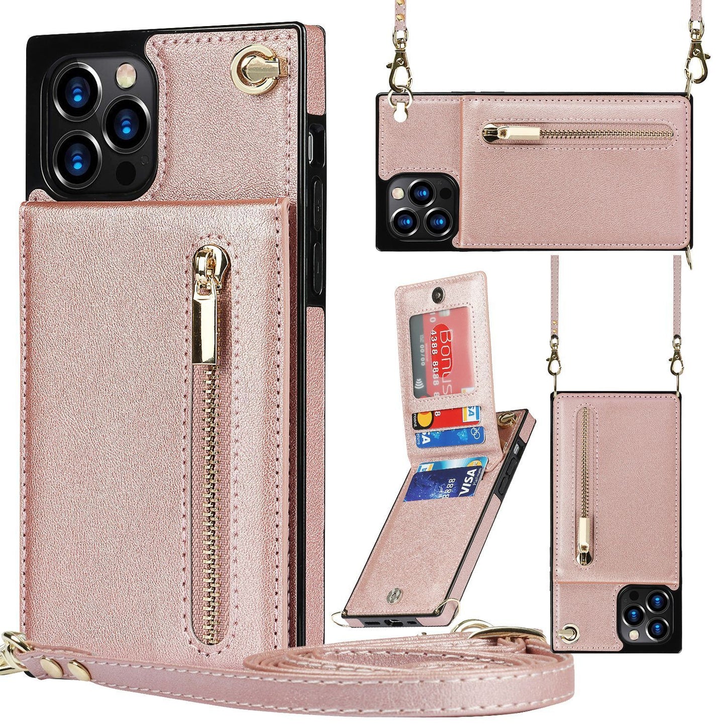 Leather Case Card 12 Messenger Phone Case Explosive Style