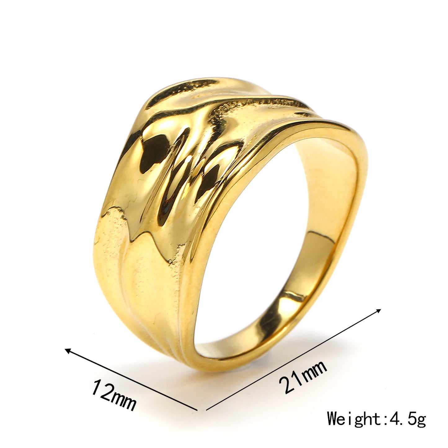 Women's Cold Style Titanium Steel Ring