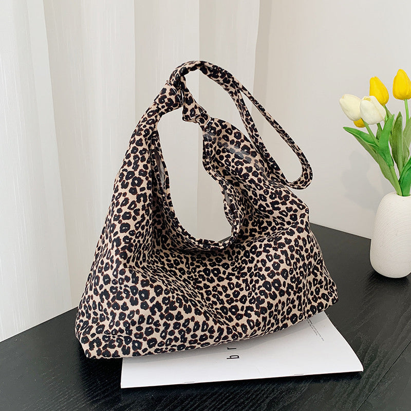 Leopard Print Shoulder Bag