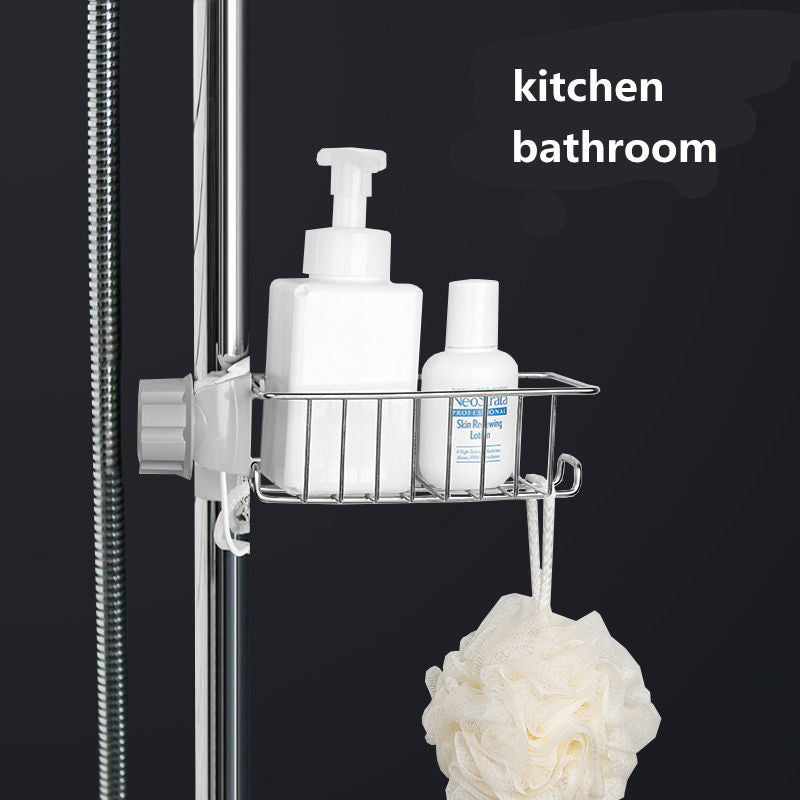 Adjustable Sink Rack Sponge Holder Soap Organizer