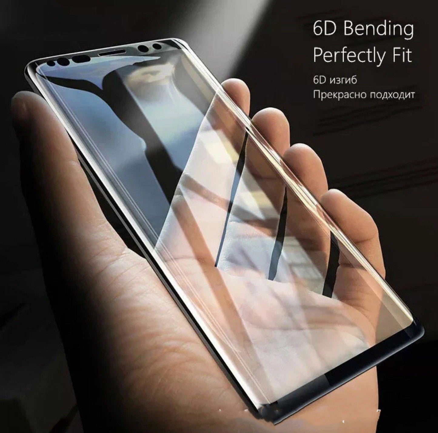 Tempered glass film screen printing full screen mobile phone film