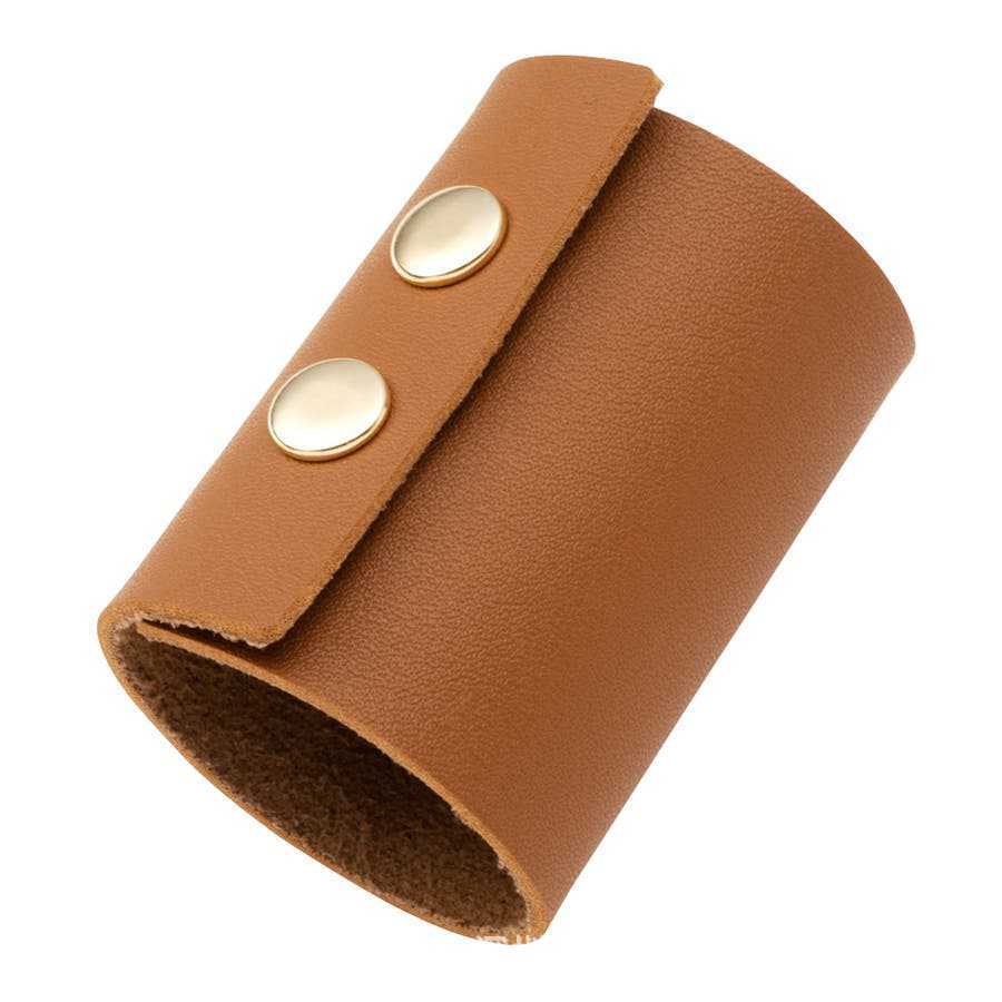 PU Leather Headband Ponytail Clip