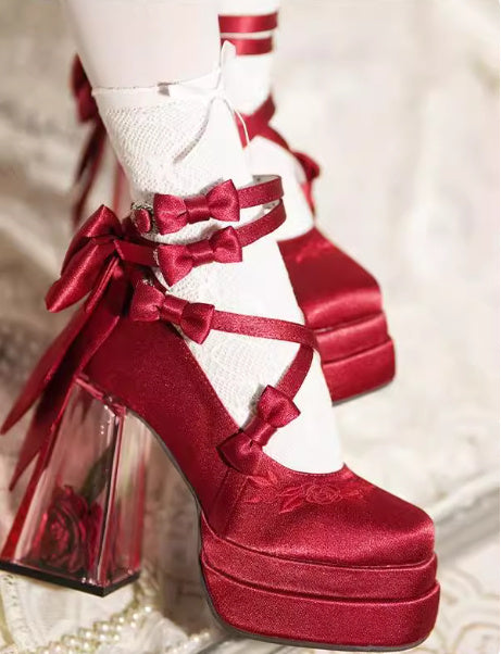 Lolita High Heels Elegant Mary Jane Shoes Cos Shoes