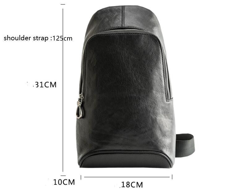 Men's Vintage Cowhide Cross-body Bag