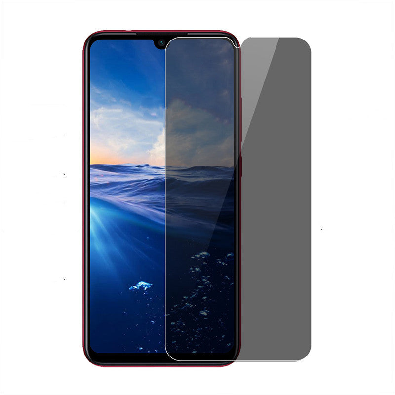 Anti-spy tempered glass for Note 10 Pro 9 8 7 T K30 K40 Pro