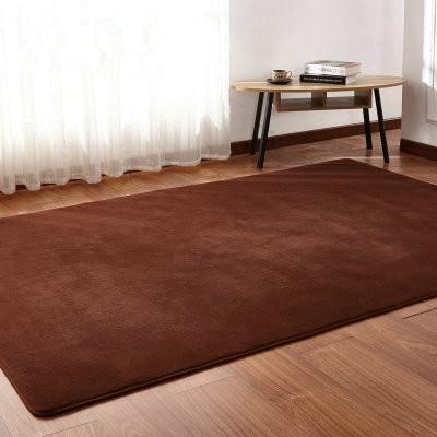 Fluffy White Plush Carpet