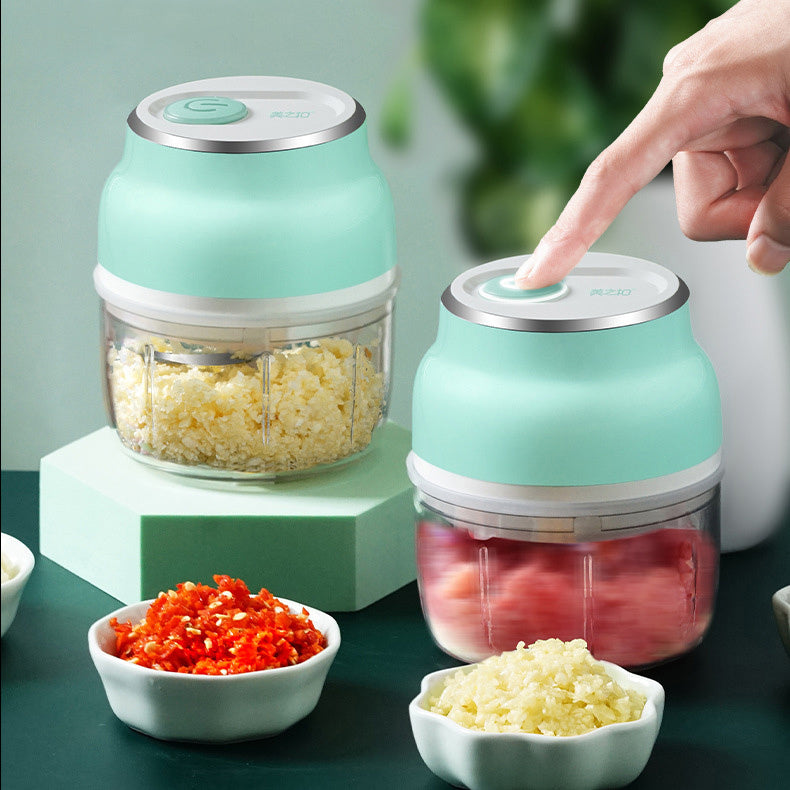 Portable Electric Mini Garlic and Food Chopper