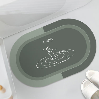 Bathroom Sliding Door Floor Cushion Mat
