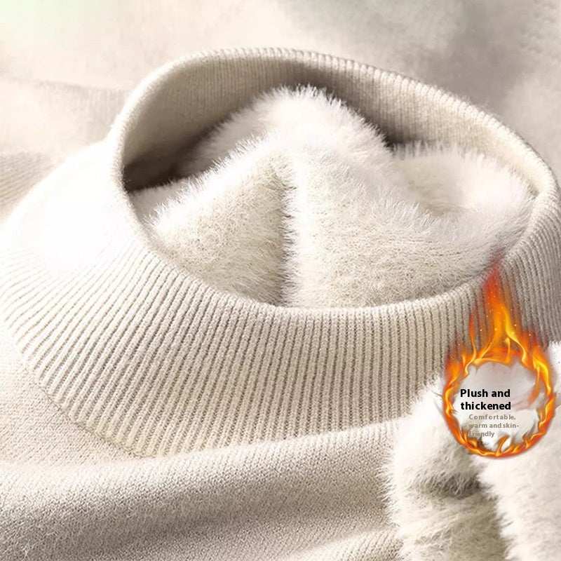 Men's Half High Neck Slim Fit Sweater