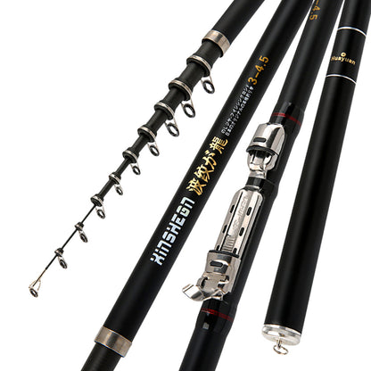 Longji Dual-use Carbon Fishing Rod Set