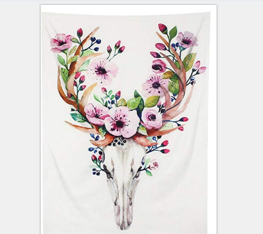 Nordic Flamingo Wall Tapestry