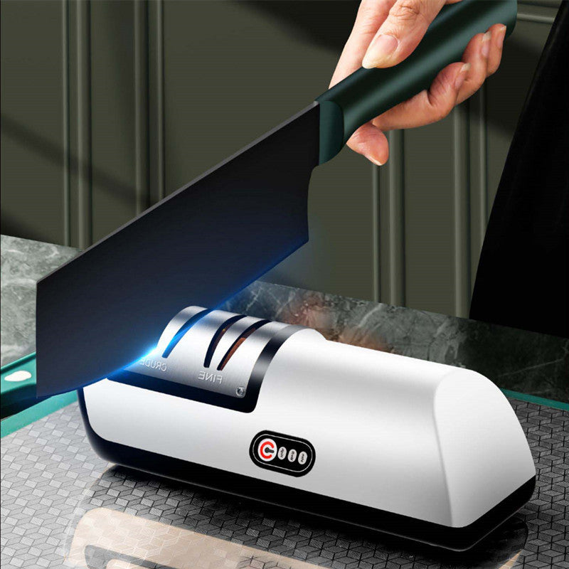 USB Rechargeable Electric Knife Sharpener - Automatic Adjustable