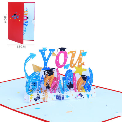 Pop-up Graduation Greeting Card