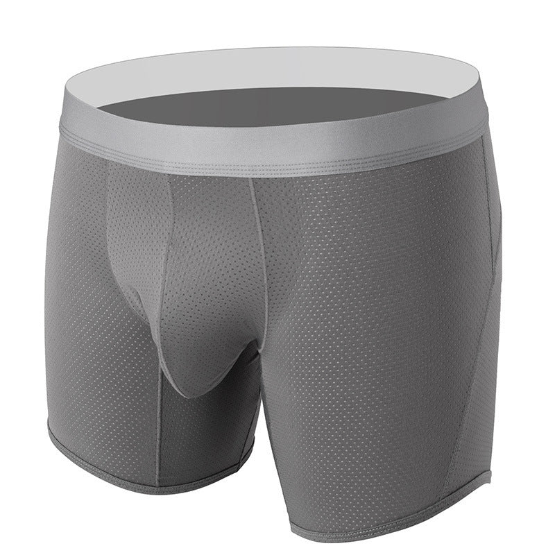 Men's Breathable Mesh Mid-waist Underwear