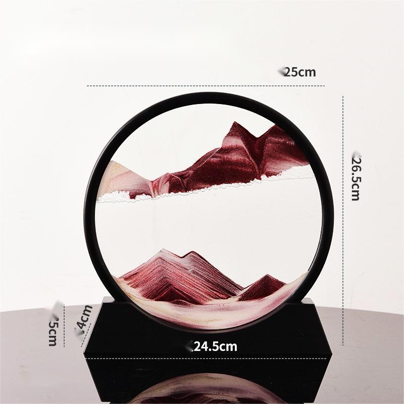 Quicksand Painting Hourglass Glass Decoration Crafts