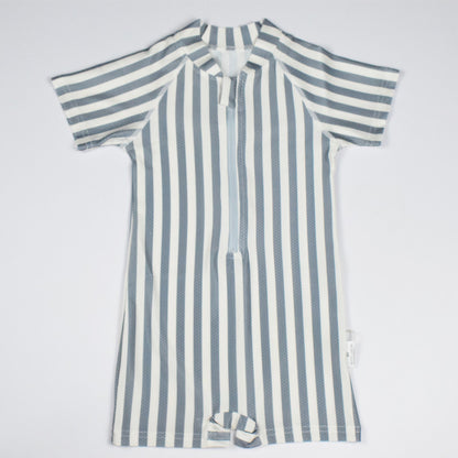 Boys And Girls Baby Short Sleeve Quick-drying Printing One-piece Swimsuit