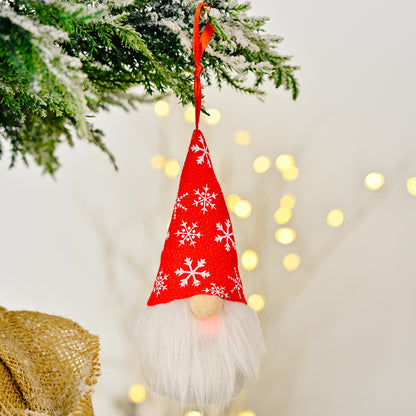 Christmas Knitted Pendant Decoration with Lights