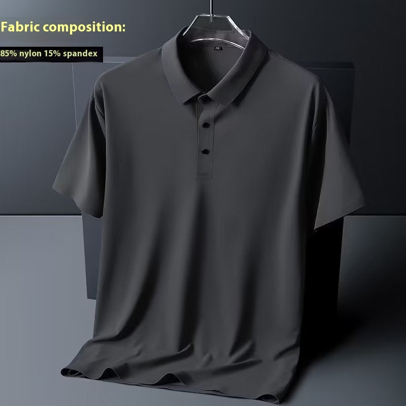 High Elastic Lightweight Ice Silk Nylon Short Sleeve