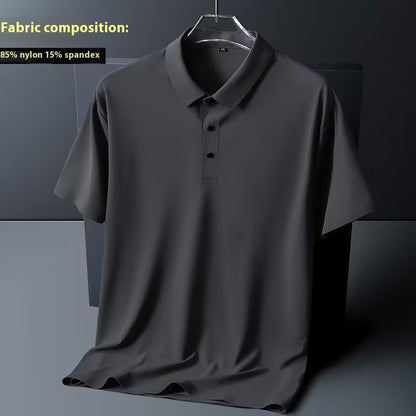High Elastic Lightweight Ice Silk Nylon Short Sleeve