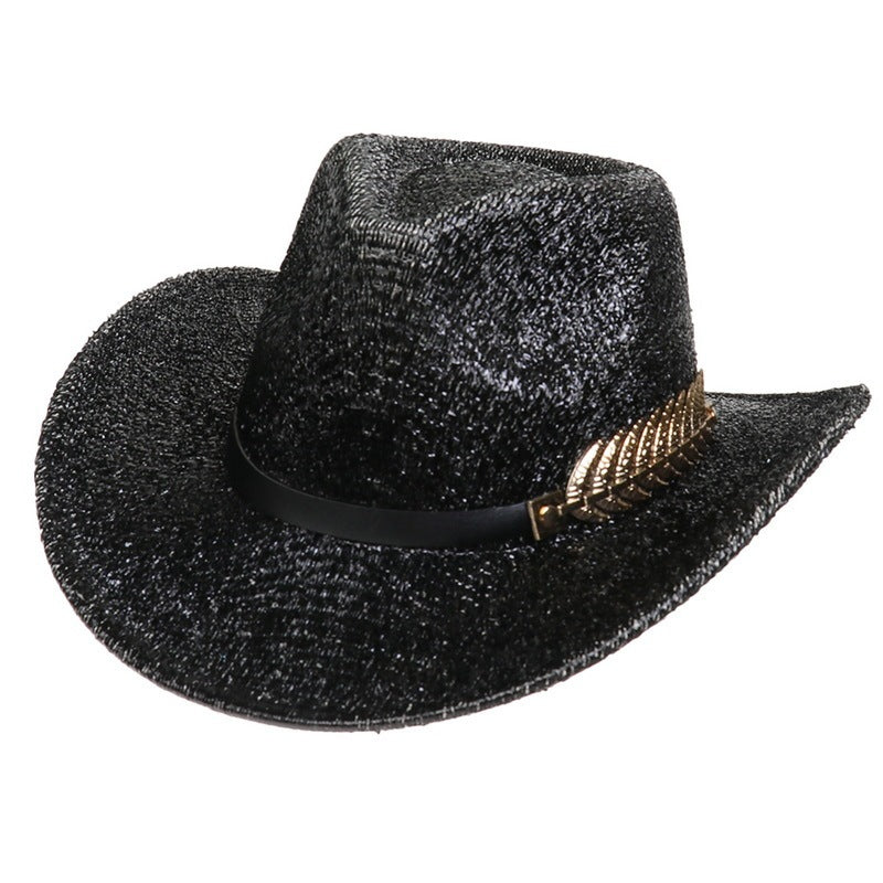 Party Dance Fluorescent Big Brim Colorful Cowboy Hat