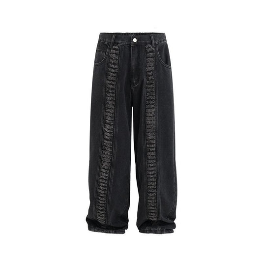 Men's Street Fashion Loose Hole Trousers