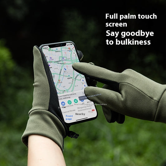 Outdoor Touch Screen Non-slip Full Finger Gloves