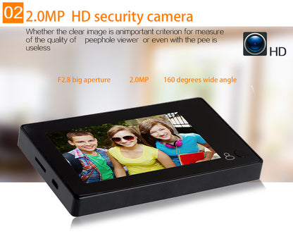 Hidden Electronic Cats Eye with 4.3 Inch Screen