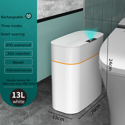 Smart Trash Can with Lid Automatic Induction