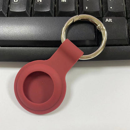 Suitable For Airtag Locator Tracker Anti-lost Keychain Waterproof Silicone Protective Case