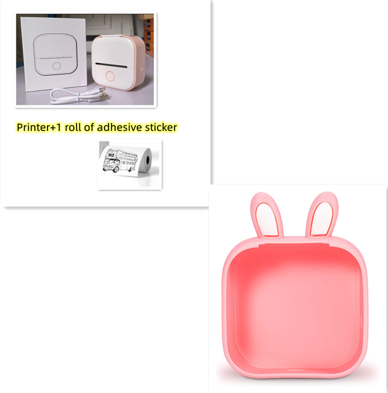 Mini Portable Thermal Label Printer - Ideal for Students and Price Tags