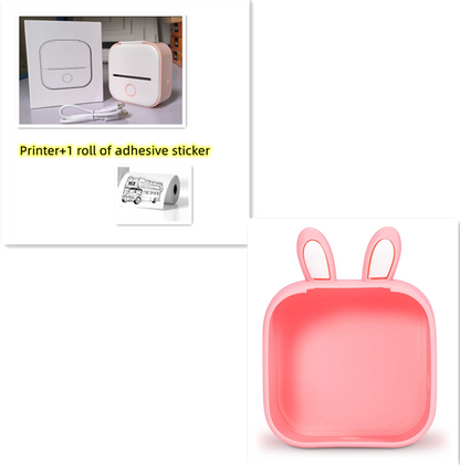 Mini Portable Thermal Label Printer - Ideal for Students and Price Tags