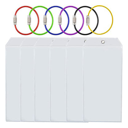 Luggage Label Vertical Transparent Sealed Waterproof ID Card Holder