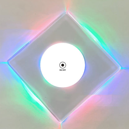 LED Glow Acrylic Coaster Luminous Cocktail Mug Stand