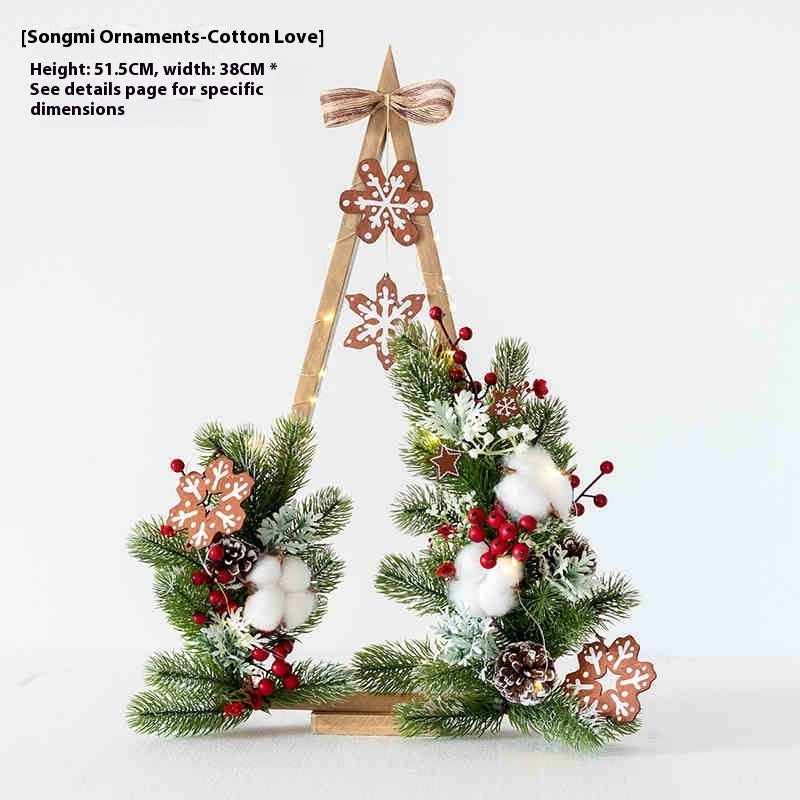 Atmosphere Flower Christmas Tree Lamp, Decoration