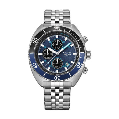 Multi-functional Student Men's Large Dial Waterproof Quartz Watch