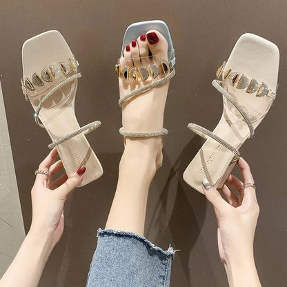 Women's Dignified Rhinestone Sandals