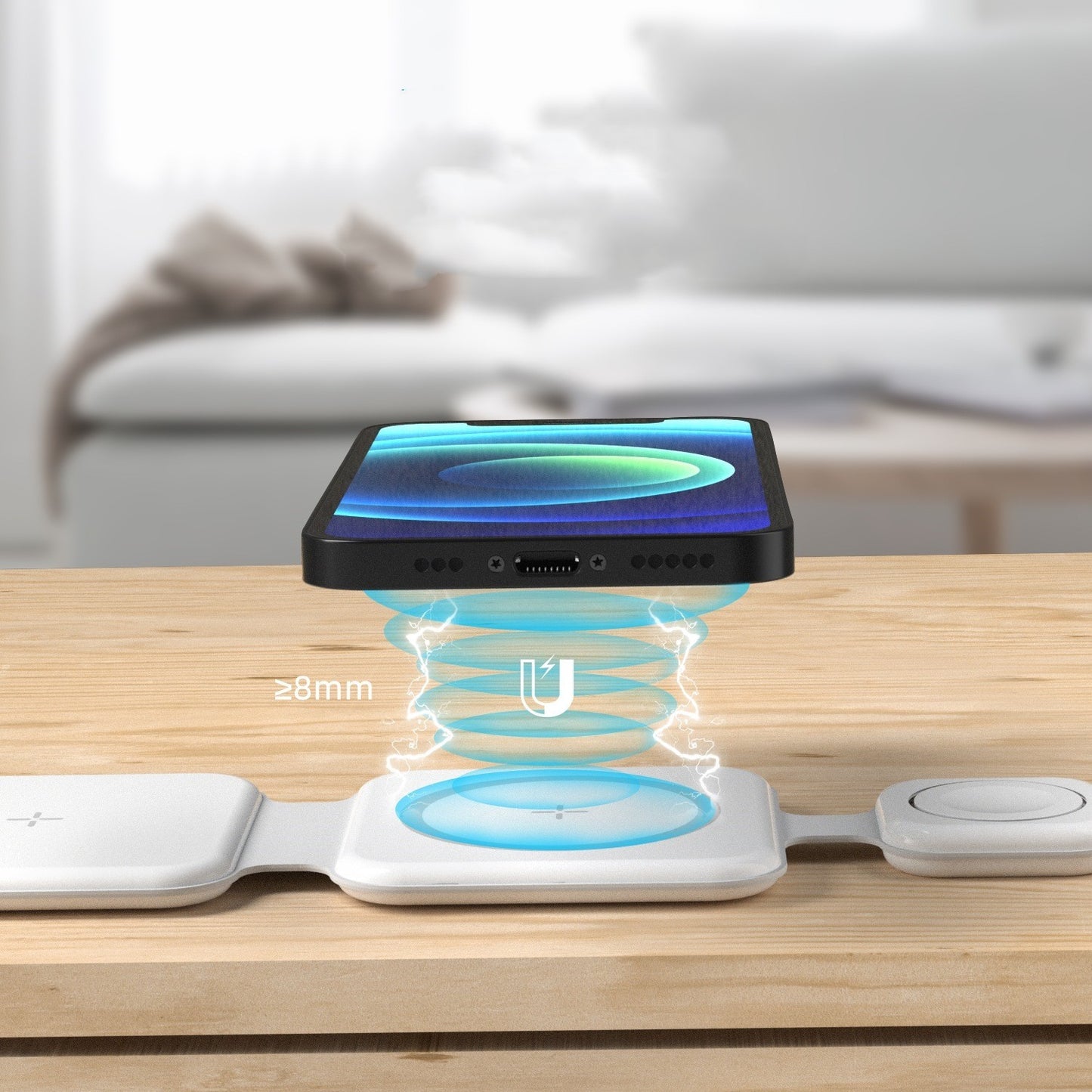 3 In 1 Magnetic Foldable Wireless Charging Station