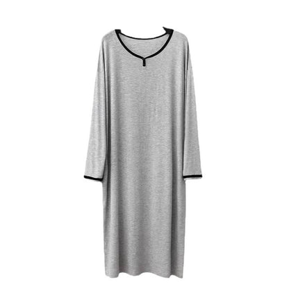 Long Soft Draping Bathrobe Men's Pajamas