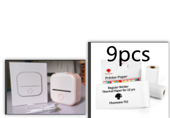 Mini Portable Thermal Label Printer - Ideal for Students and Price Tags