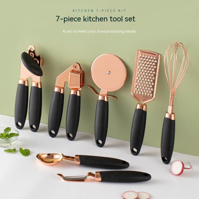 Copper Plating Kitchen Peeler Set