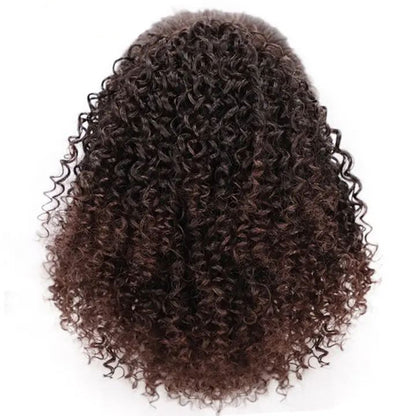 African Drawstring Small Curly Wig
