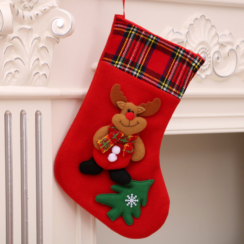 Santa Claus Socks Christmas Tree Pendant