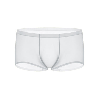 Ultra Thin Ice Silk Men's Low Waist Boxers