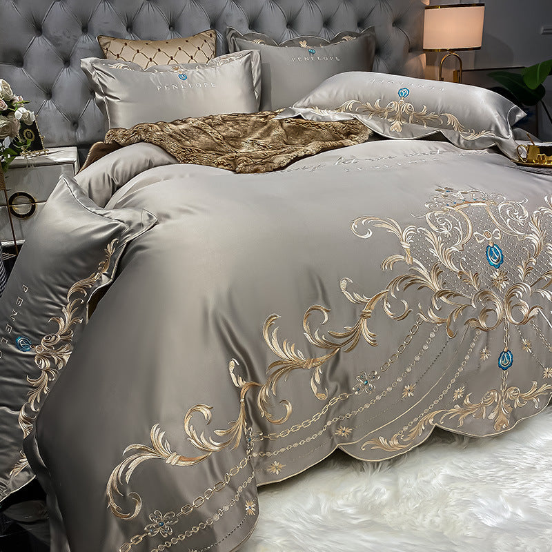 Ice Silk Quilt Bed Sheet Set
