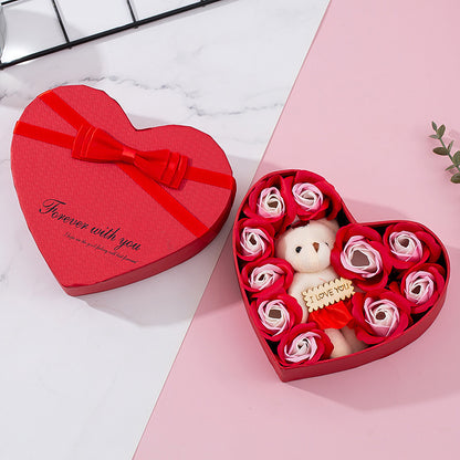 Heart-shaped Rose Red Gift Box for All Occasions