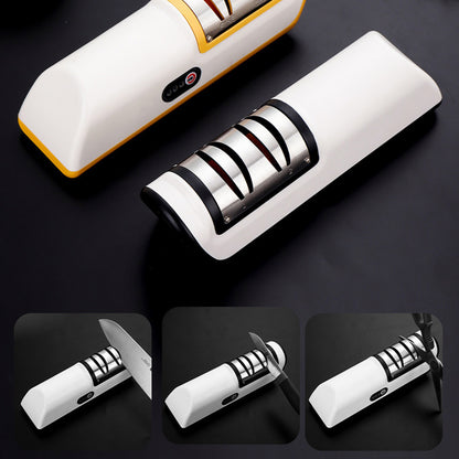 USB Rechargeable Electric Knife Sharpener - Automatic Adjustable