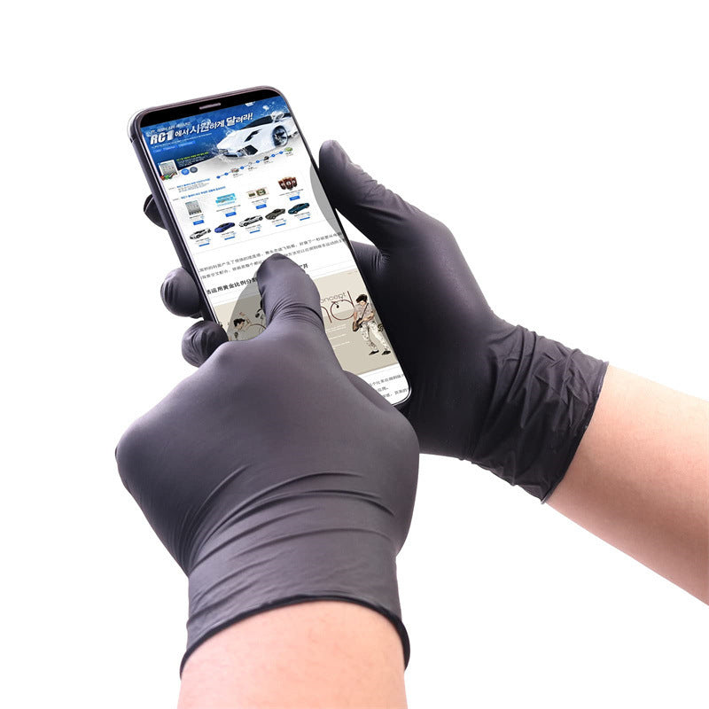 Disposable Black Protective Gloves